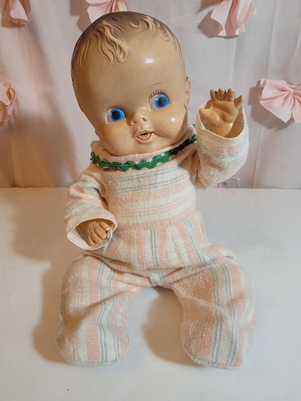 1950s Antique 11" Baby Doll Viceroy Sunruco Drink & Wet Collectible Canada